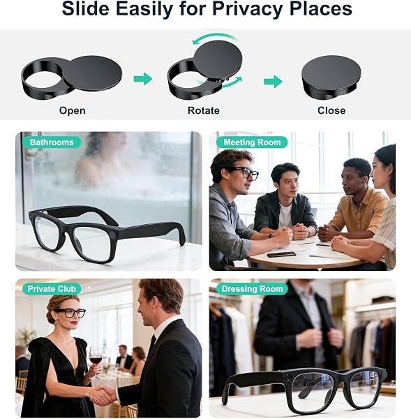 HanCenDa Camera Cover for Meta Glasses - 2
