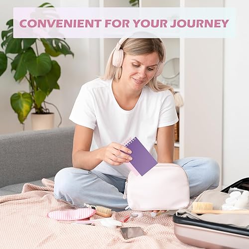 Miniatura 6 de Ddaowanx Cuadernos pequeños, bloc de notas en espiral de bolsillo de 3 x 5 pulgadas con páginas rayadas, el pequeño cuaderno perfecto para