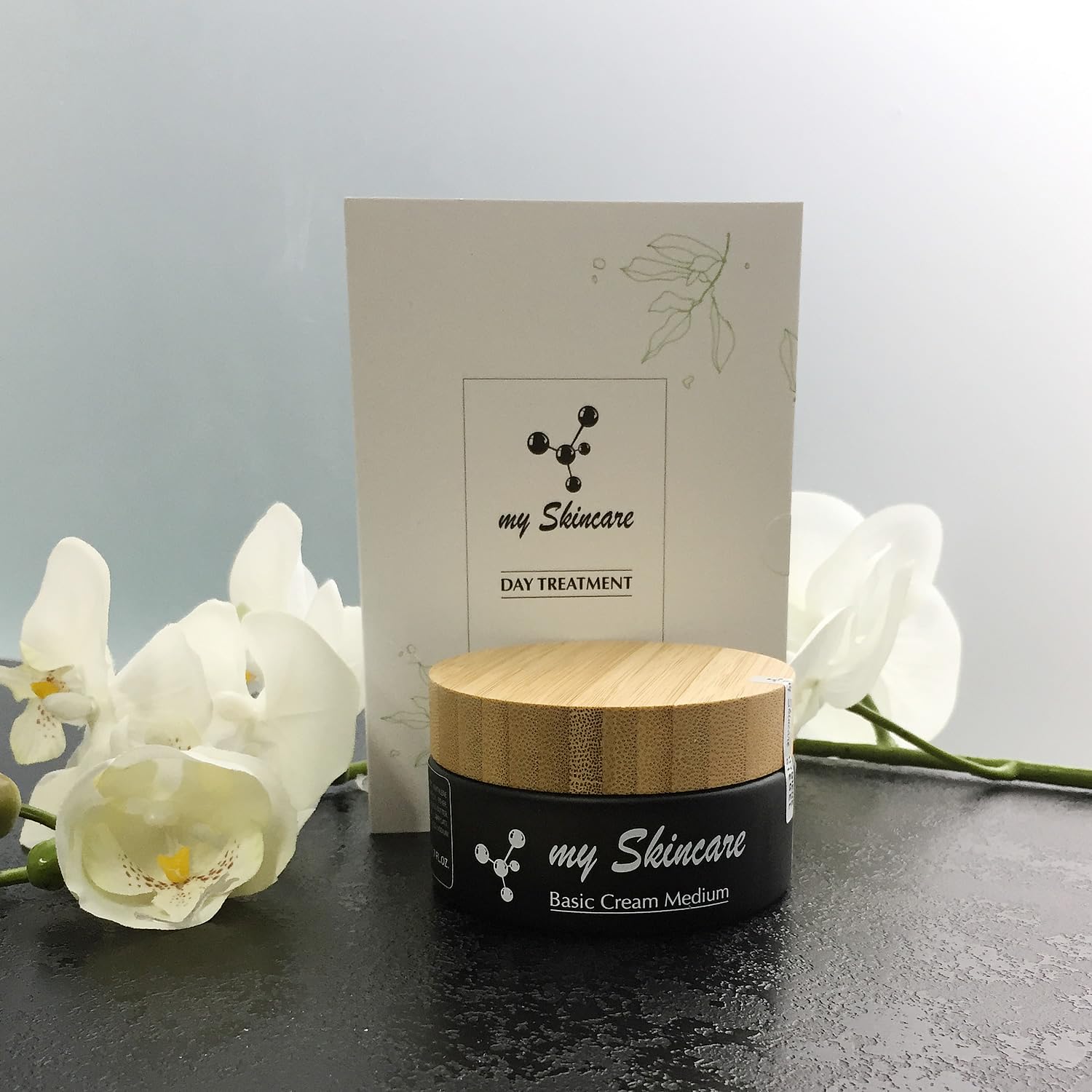 Gesichtspflege für normale Haut und Mischhaut - Pflege Set zum Selbermischen - sensitive Care - Sensitive Creme mit natürlichem UV-Schutz, 50ml
