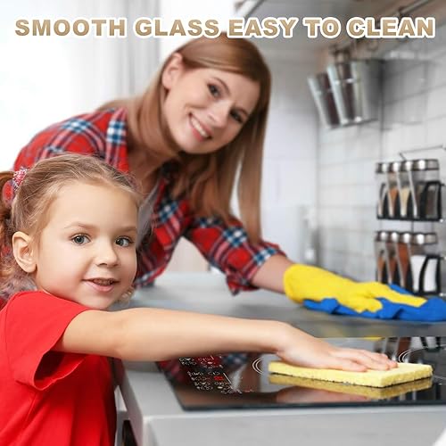 Miniatura 7 de 2000W 12 pulgadas dos quemadores estufa eléctrica quemador superior estufas eléctricas de cocina vidrio superior parachoques eléctrico 2 quemadores