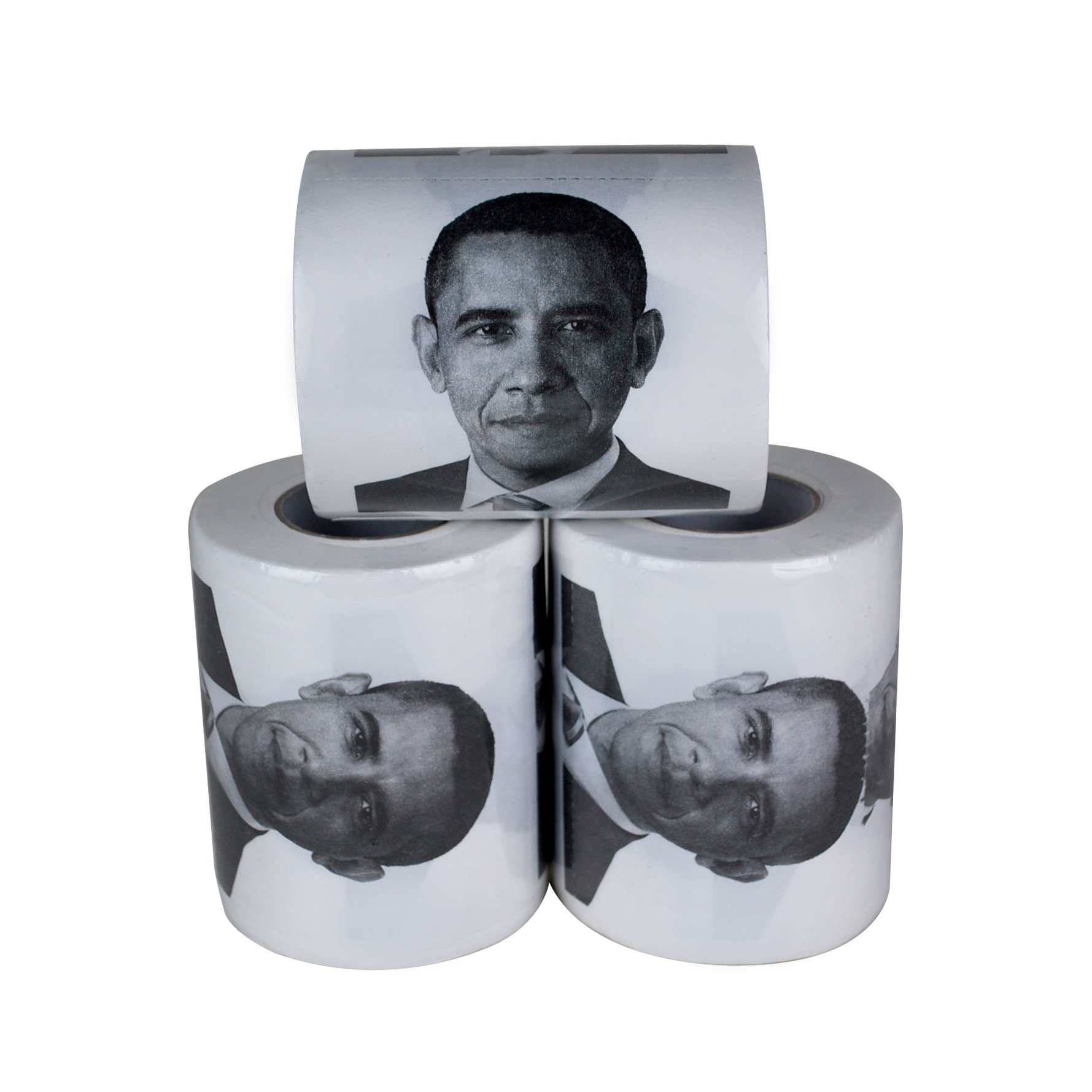 BigMouth Inc Obama Toilet Paper, 3-Pack