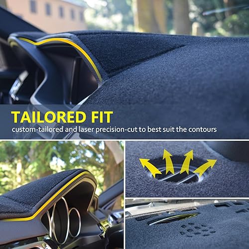 Miniatura 2 de Funda para salpicadero de automóvil para Dodge Ram 1500 2500 3500 2010-2018, accesorios para el interior del salpicadero del automóvil, accesorios