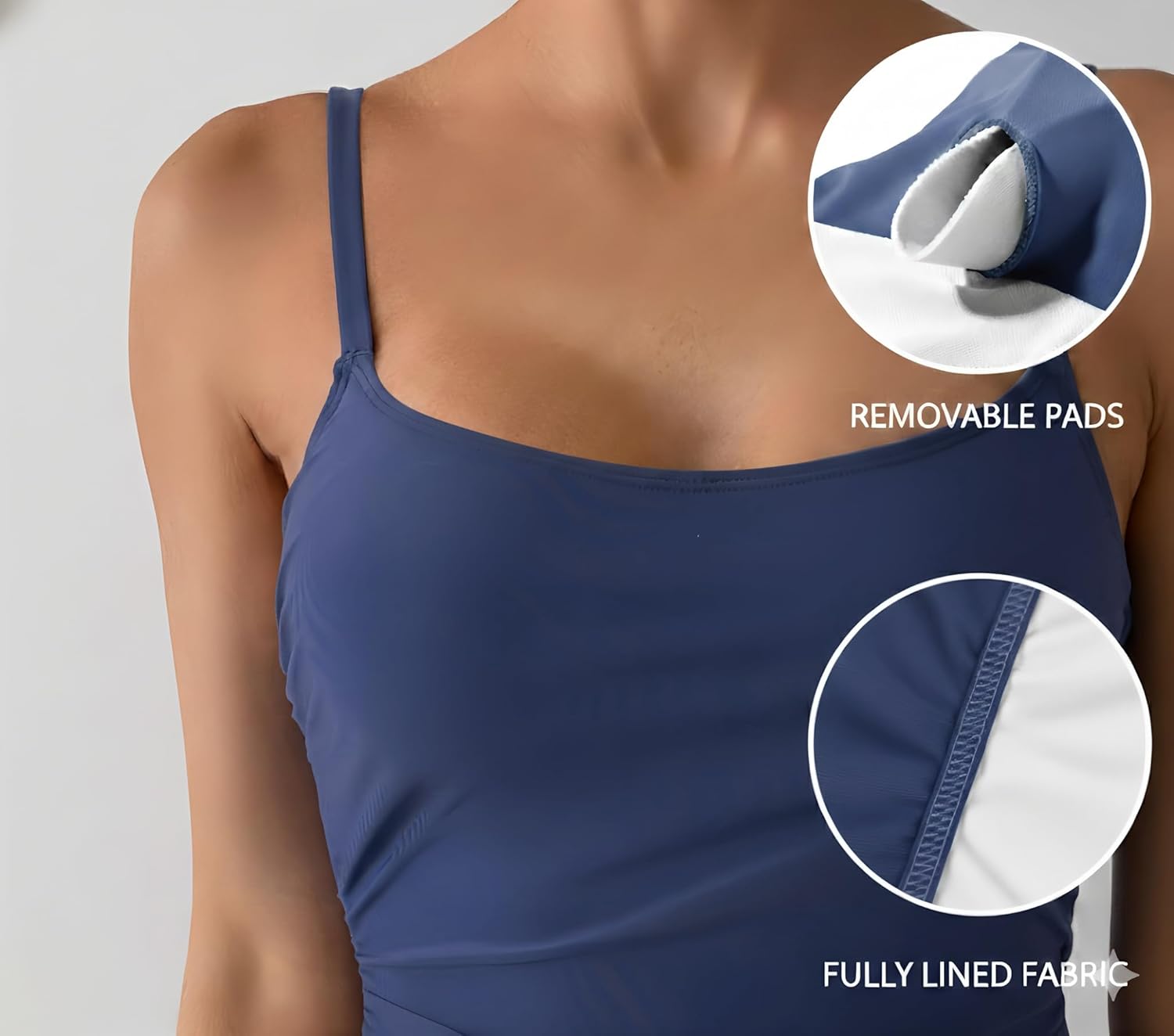 Women's Mesh Skirted One Piece Swimsuit Tropical Printed Backless Swimdress Tummy Control Bathing Suit Tie Back - Image 6