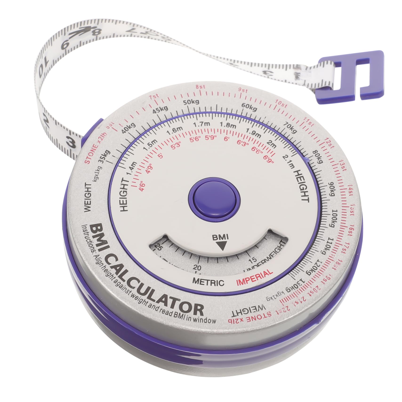 NUOBESTY 5 Pezzi Misuratore Multifunzionale Righello Portatile per Misurazioni Corporee per Fitness e Cucito Design e Pratico
