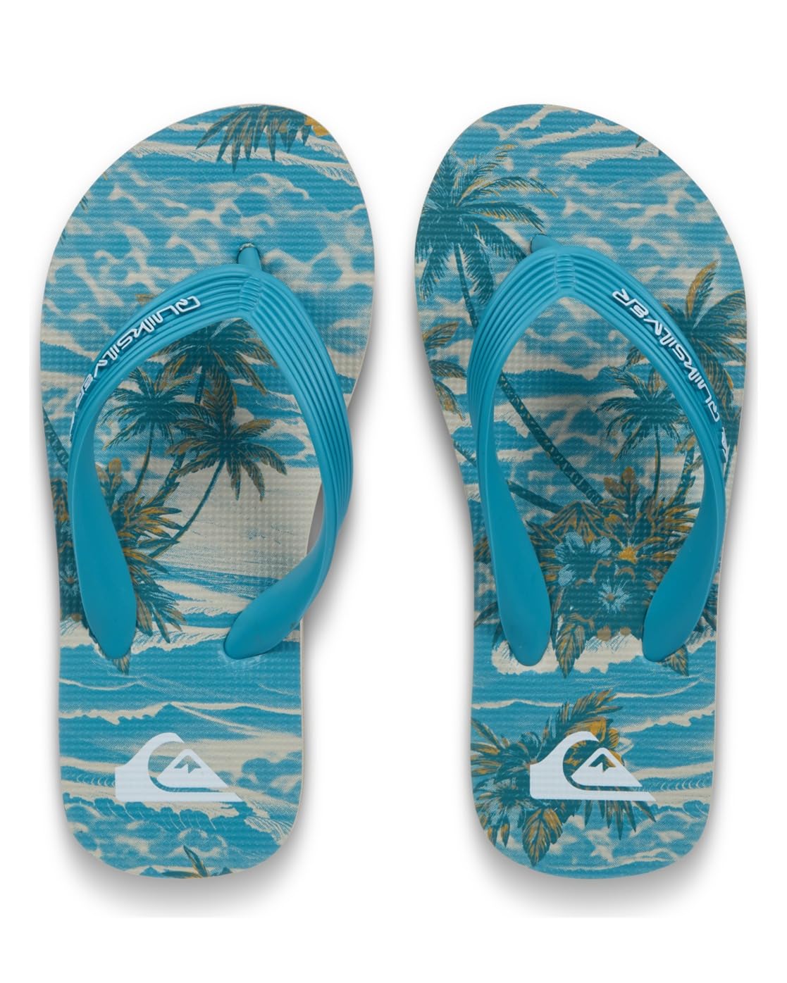 Quiksilver Molokai Art - Tongs - Garçon Enfant - 34 - Bleu