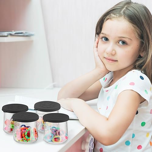 Miniatura 29 de Oui - Tapas de silicona para tarros de yogur, paquete de 36 fundas coloridas para tarros de vidrio de yogur Oui de 5 onzas, perfectas para botellas