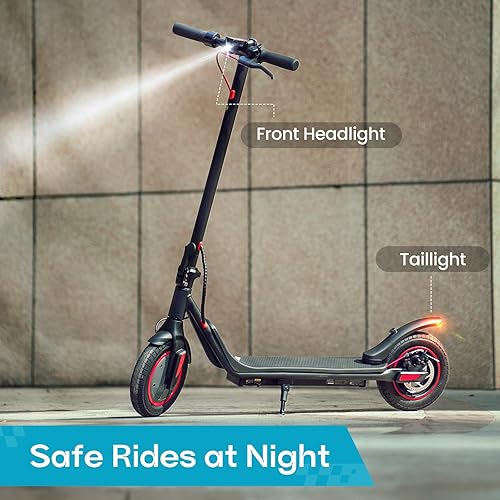 Miniatura 7 de iScooter Scooter eléctrico 1S para adultos 17 millas de largo alcance y 18 millas por hora motor de 350 W neumáticos sólidos de panal de 85 pulgadas