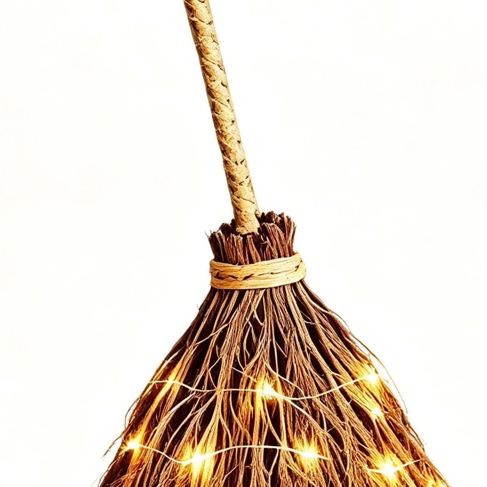 Escoba Halloween Accesorios De Foto Gigantes Con Batería Para Interior Y | Escoba Bruja Deco Puerta De Entrada Para Fiestas Vacaciones Festivales Patios Cursos Jardines Casas Salas Balcones