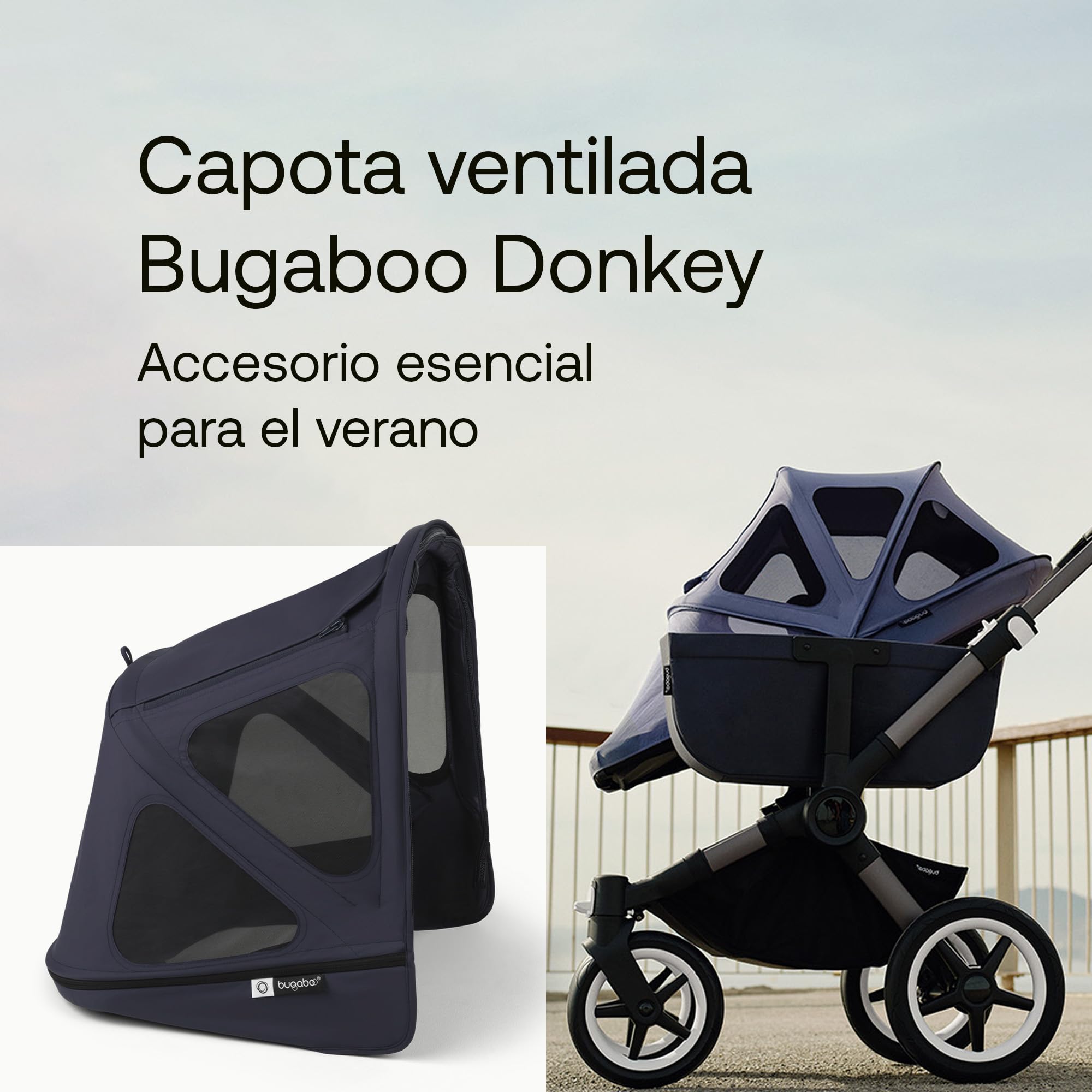 Bugaboo Donkey Vented Hood, Water Repellent