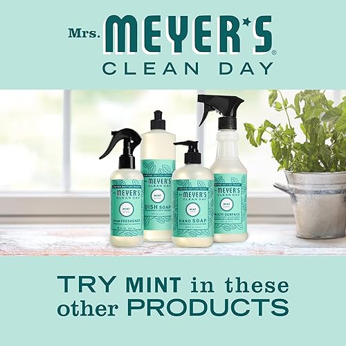Miniatura 7 de Mrs. Meyer's Clean Day's - Ambientador en aerosol, refresca al instante el aire con aroma a menta, 8 onzas (paquete de 6)