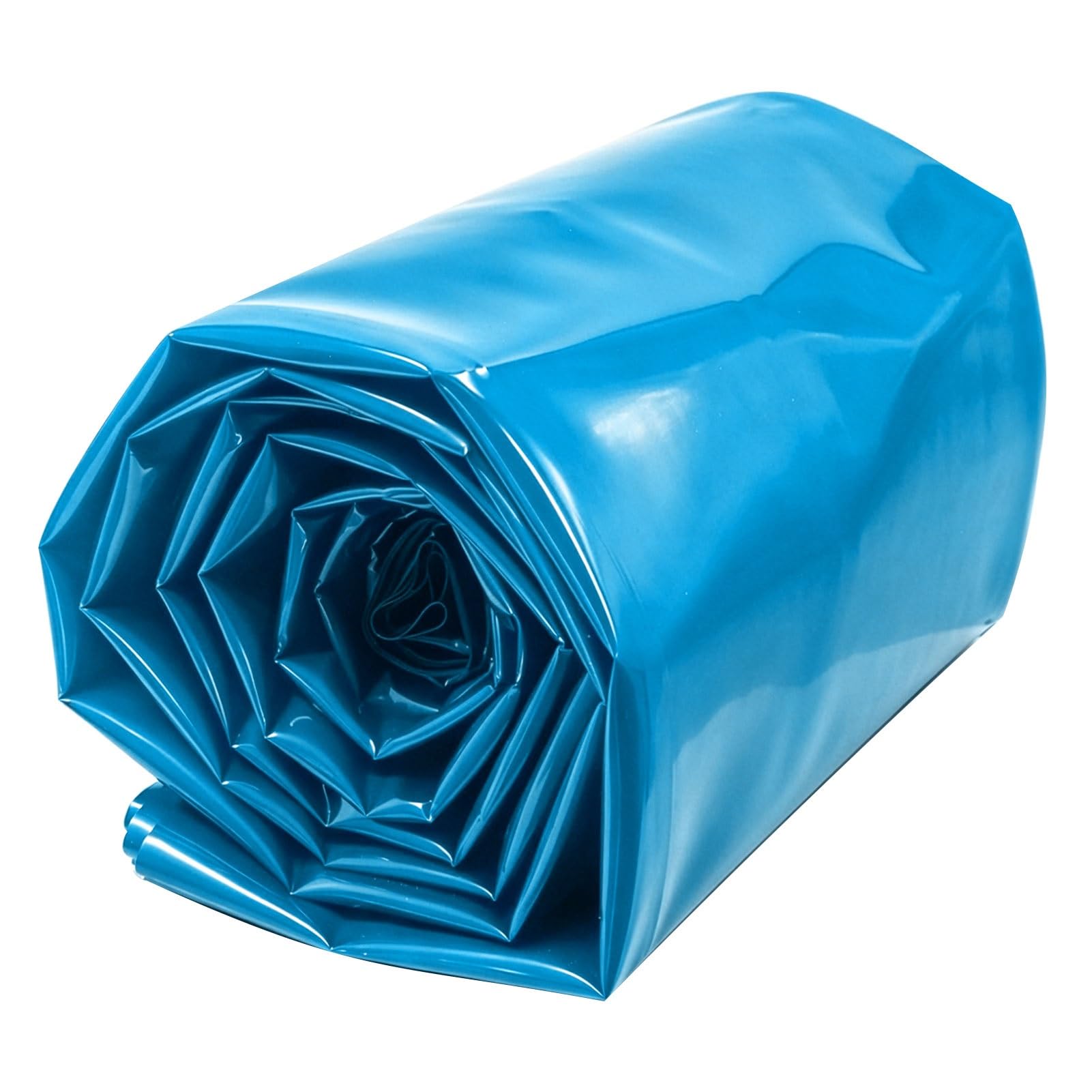Luyckfrazy Pond Liner, Large Size Plastic Pond Blue Heavy Duty Waterproof Membrane 5×10M, 6×8M, 7×12M, for Koi Ponds, Streams, Construction Site Garden Fountain Pond Liners(5x5m(16.4x16.4ft))