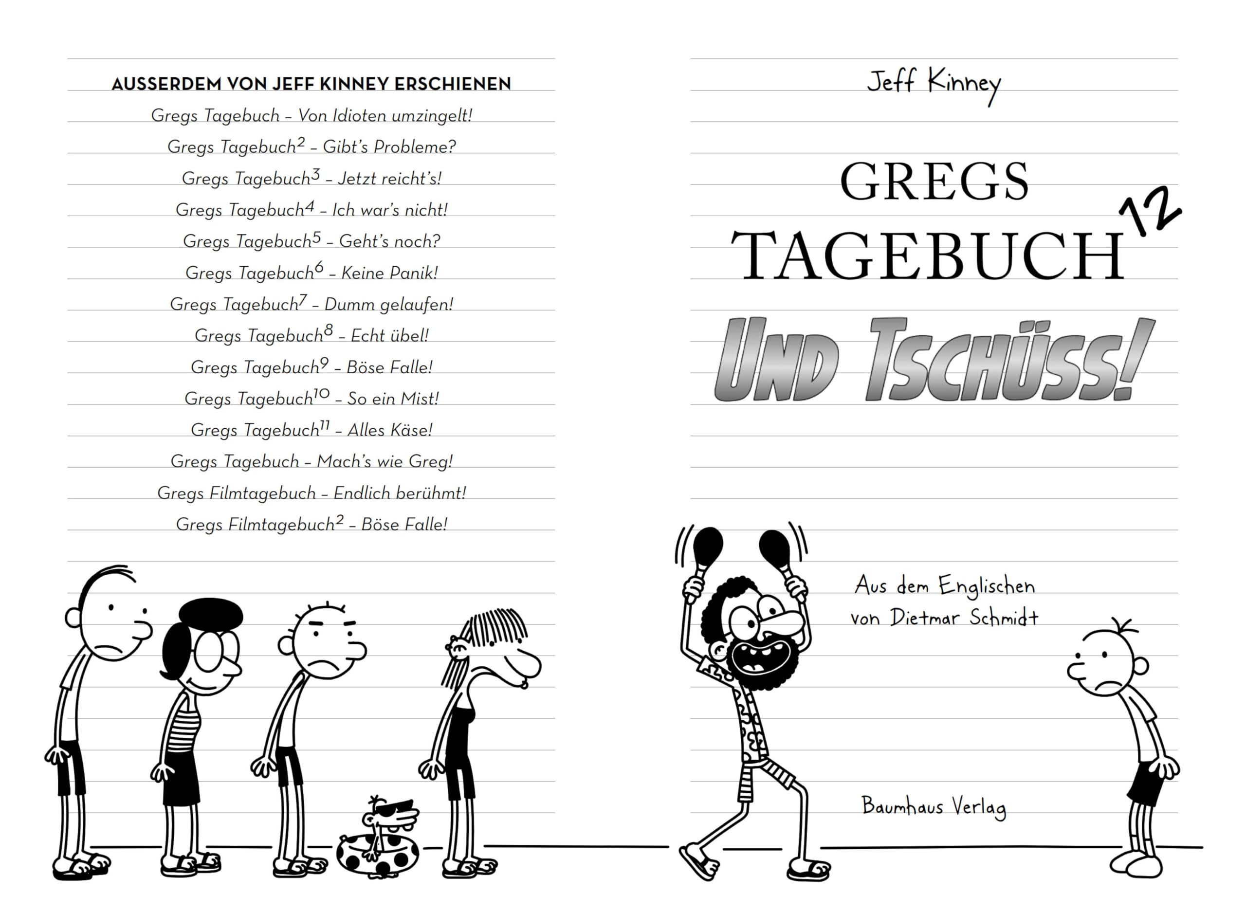 Gregs Tagebuch 12 - Und tschüss!: Band 12