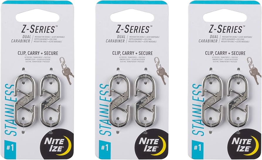 Amazon.com: Nite Ize Z-Series Dual Carabiner - Heavy-Duty