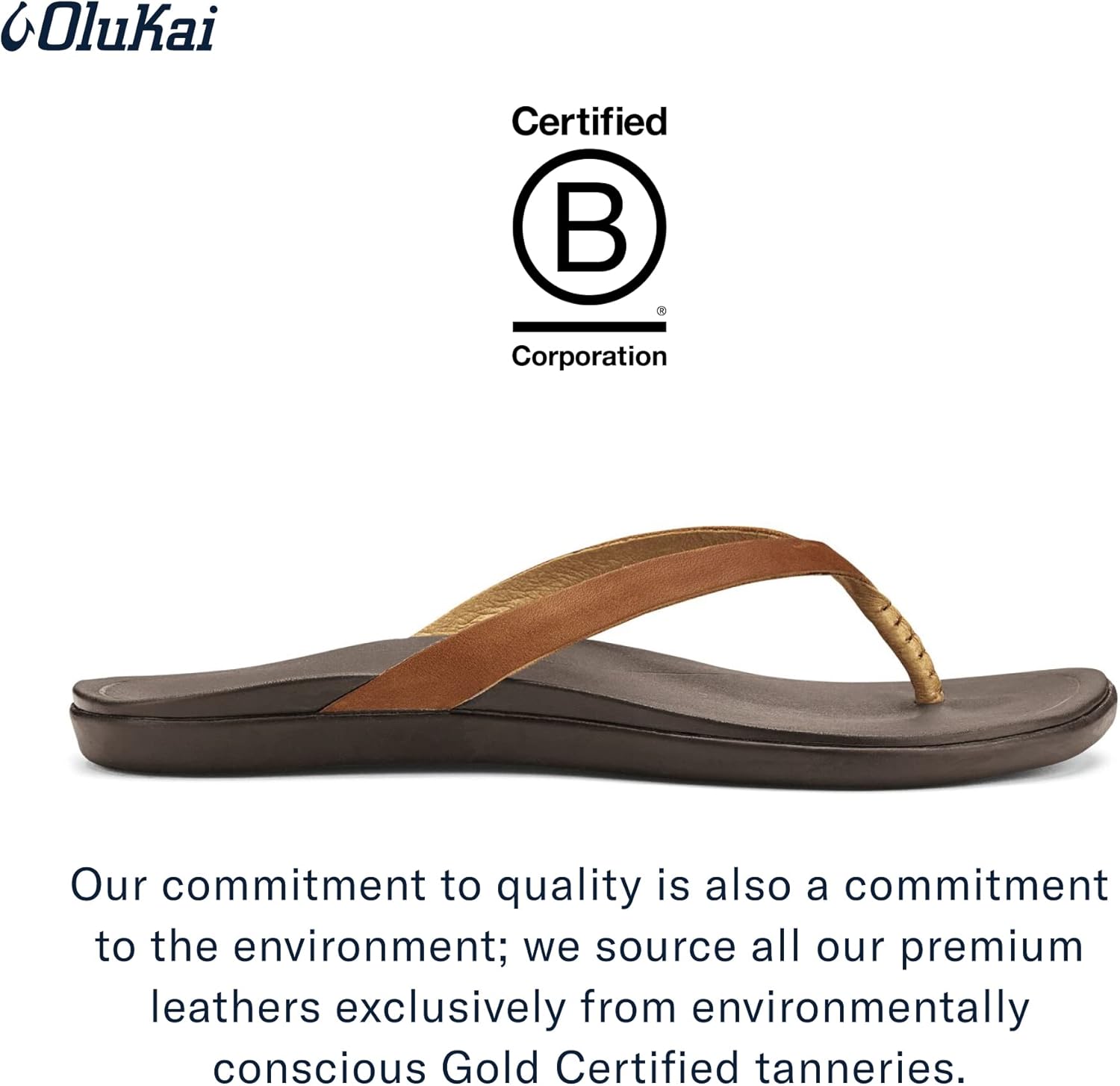 OLUKAI Ho'opio Hau Women's Beach Sandals, Quick-Dry Flip-Flop Slides, Water Resistant Suede Lining & Wet Grip Soles, Soft Comfort Fit & Arch Support - Image 5