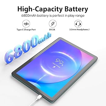 Amazon.co.jp: Tablet 10.1 inch Android 13 Tablet, 8(4+4