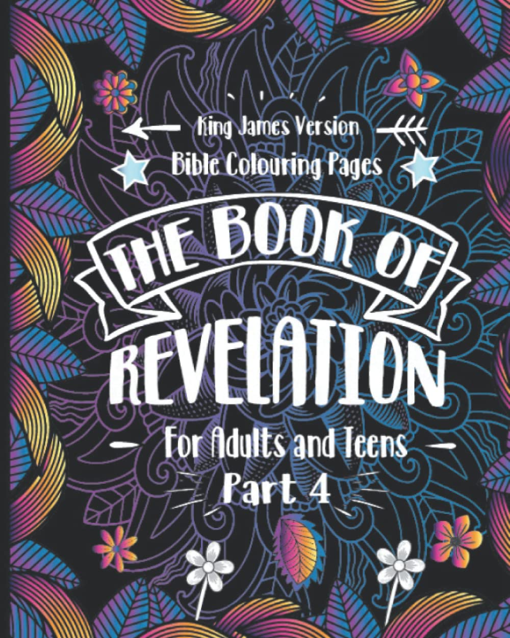 The Book of Revelation Bible Colouring Pages for Adults and Teens, number 4