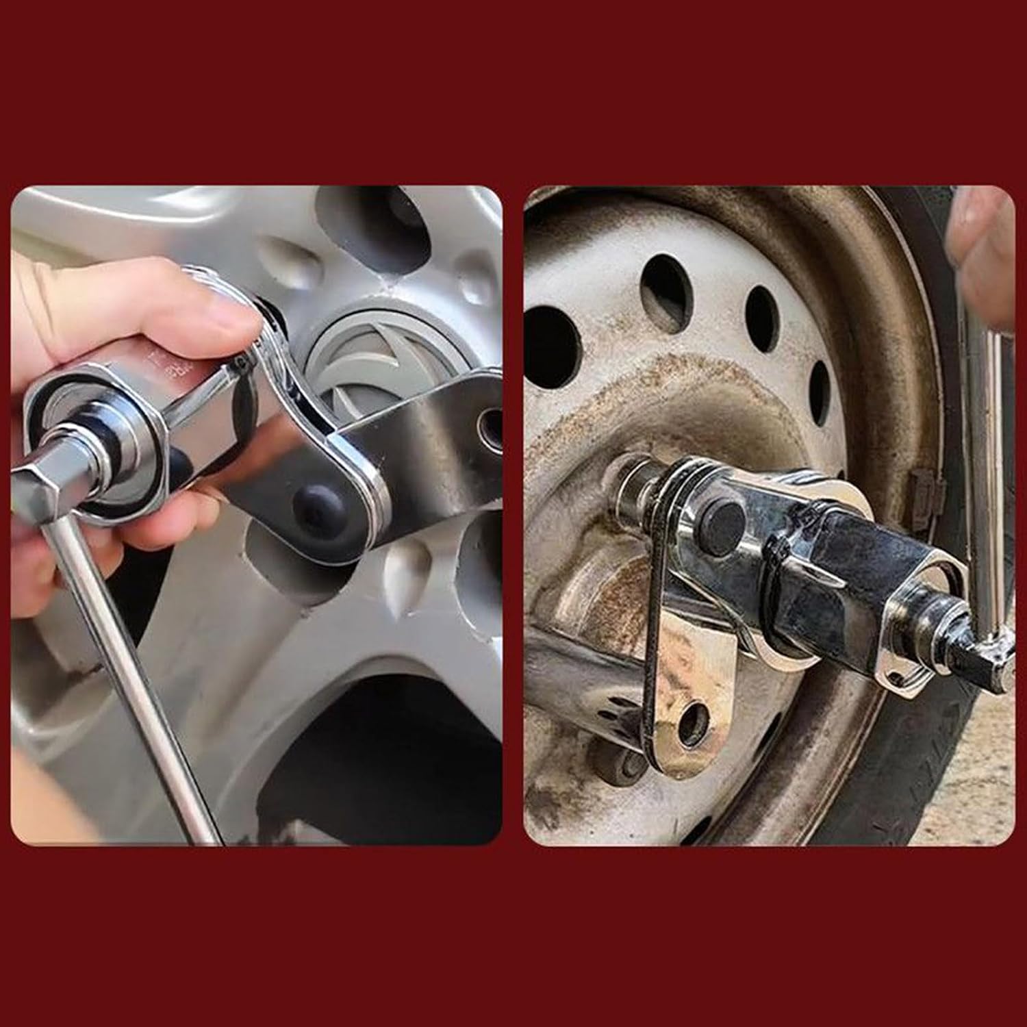 Torque Multiplier Wrench Set, 1/2" Drive Labor Saving Lug Nut Remover with 17mm 19mm 21mm Sockets and Carry Case for Car SUV Truck RV Tire Changes