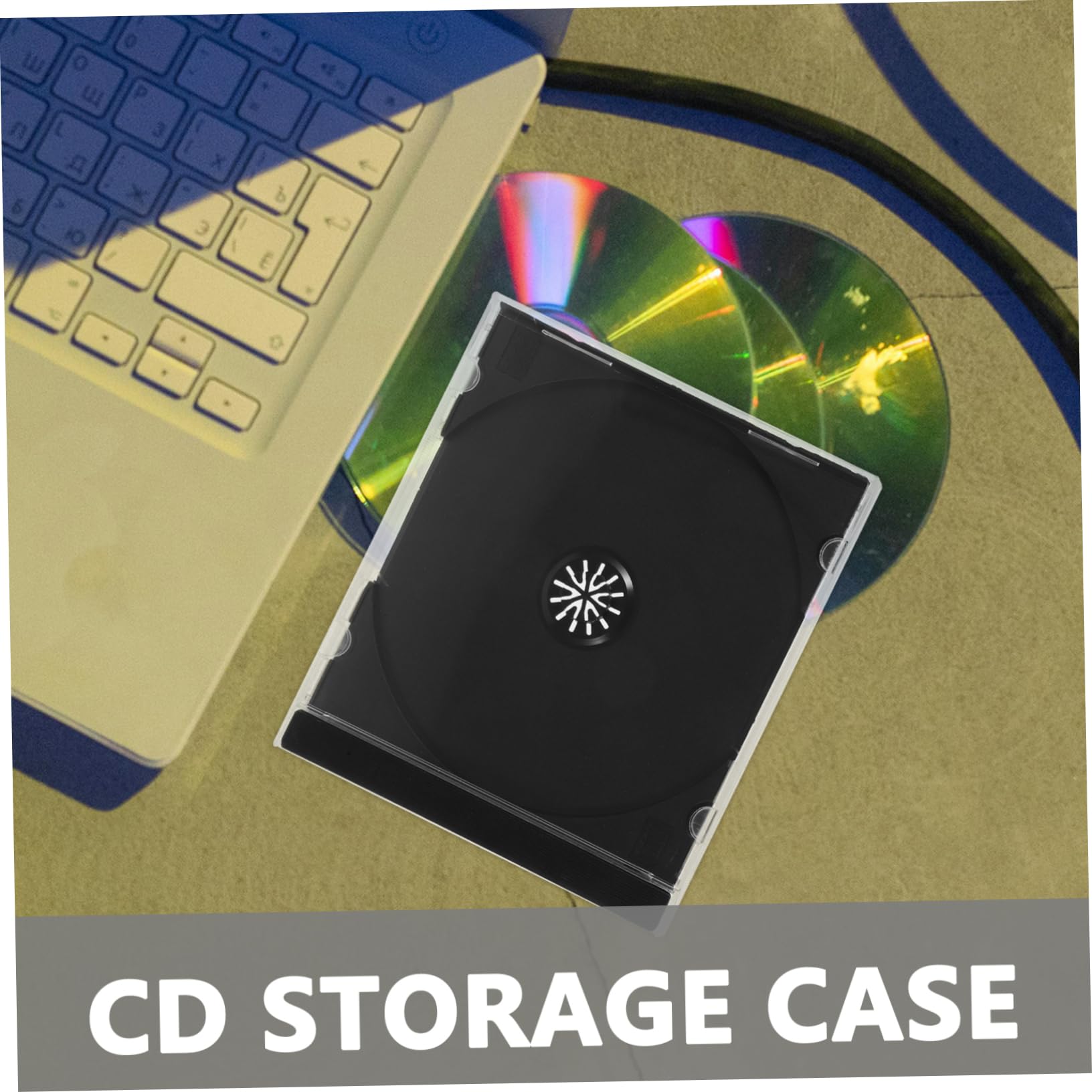 Garneck 3 Set Di Organizer Portatili Custodia Riutilizzabile Materiale Sicuro Per Dvd Compatto E Facile Da Trasportare Per Viaggi Casa Auto 5 Pezzi * 3