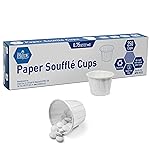 MED PRIDE Disposable 250 Pack Paper Souffle Medicine Cups-0.75 Ounce, Dispenser Paper Cups-Pill Holders for Mixed Pills, Single Dosage-Portion, Food & Dessert Serving