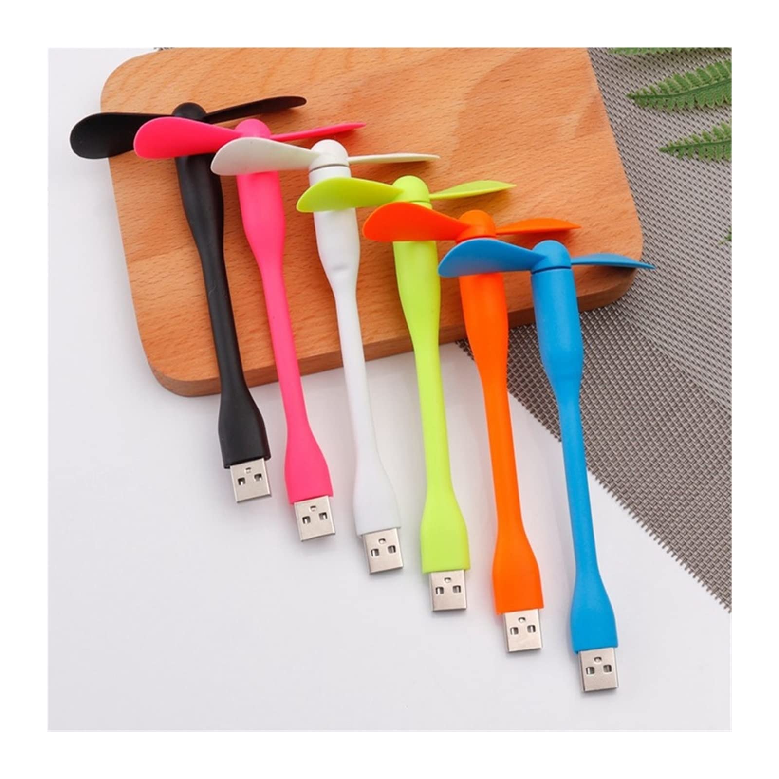 Wentylatory. Mini wentylator USB elastyczny giętki chłodzący przenośny wentylator i lampa LED USB do zasilania (czarny)