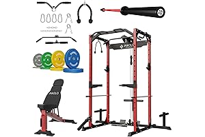 Mikolo Power Cage, Power Rack with LAT Pulldown