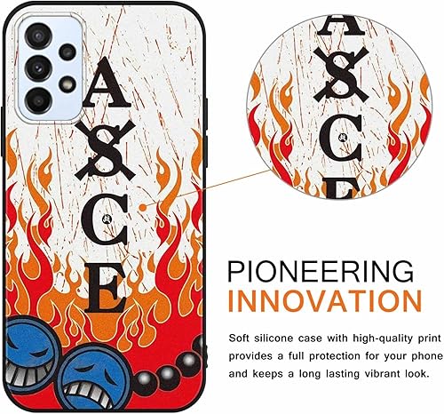 Miniatura 2 de Paquete de 2 fundas geniales para Samsung Galaxy A23 (5G), de silicona de 6.6 pulgadas, personajes de dibujos animados de anime japonés para