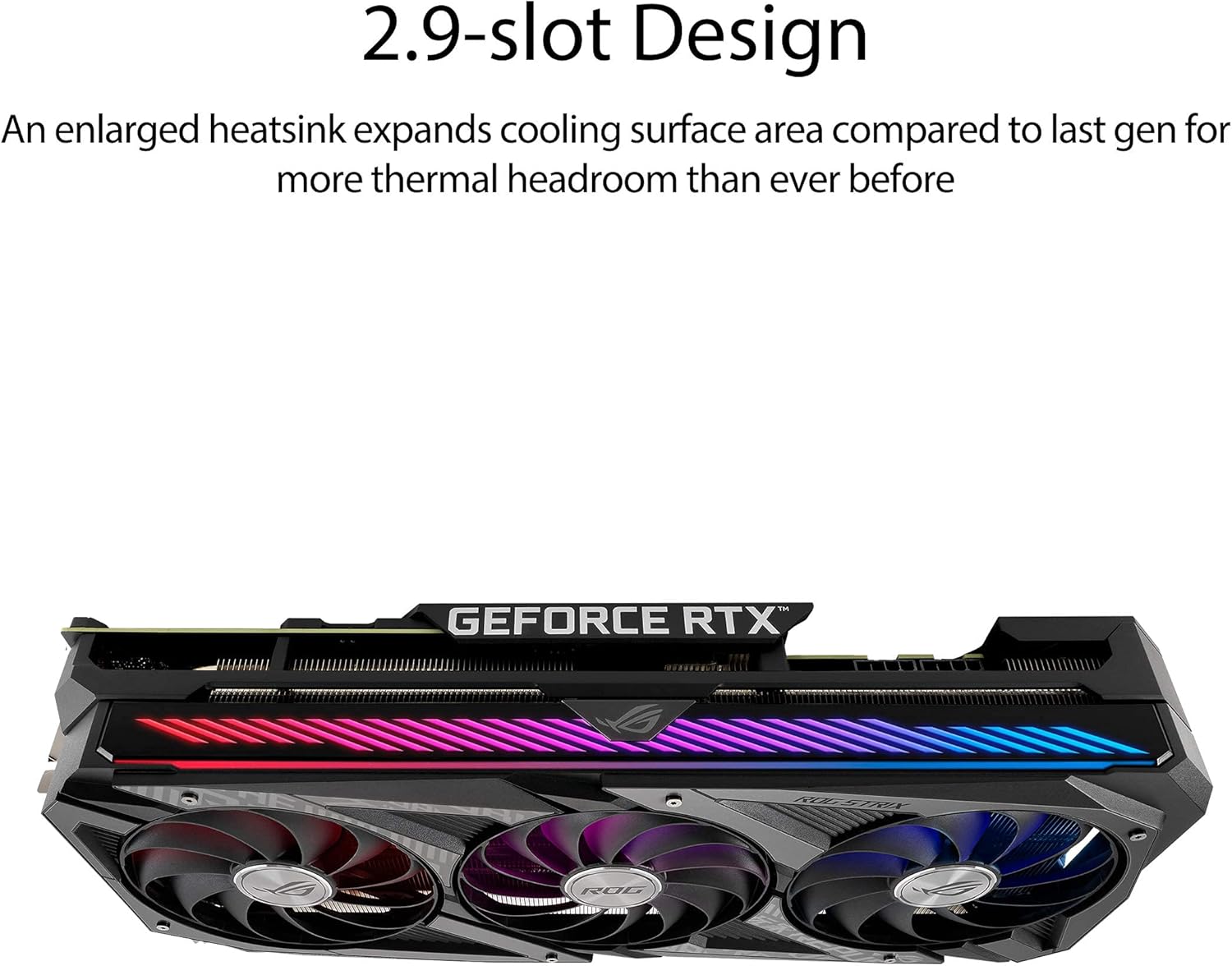 ASUS ROG STRIX NVIDIA GeForce RTX 3070 Gaming Graphics Card (PCIe 4.0, 8GB GDDR6, HDMI 2.1, DisplayPort 1.4a, Axial-Tech Fan Design, 2.9-Slot, Super Alloy Power II, GPU Tweak II) (Renewed)