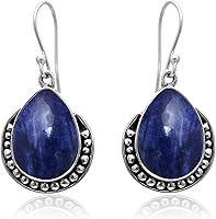 Vista 35 de Veracity Jewelry - Aretes de plata de ley con piedras preciosas para mujeres y niñas, regalo para su cumpleaños, aniversario, esposa, mamá, novia