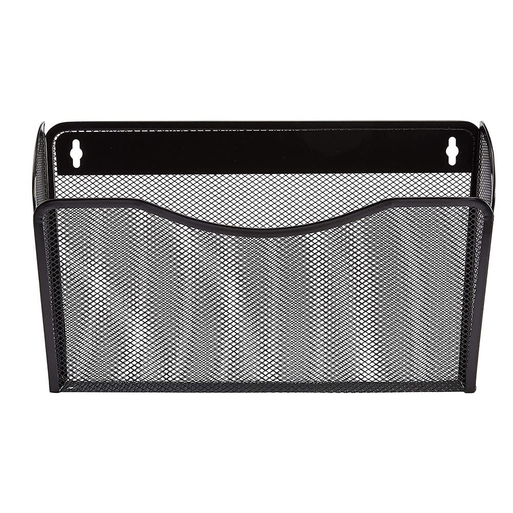 1 portafogli da parete, portafogli da parete, organizzatore postale, supporto da parete per ufficio, scuola, casa, bianco argento