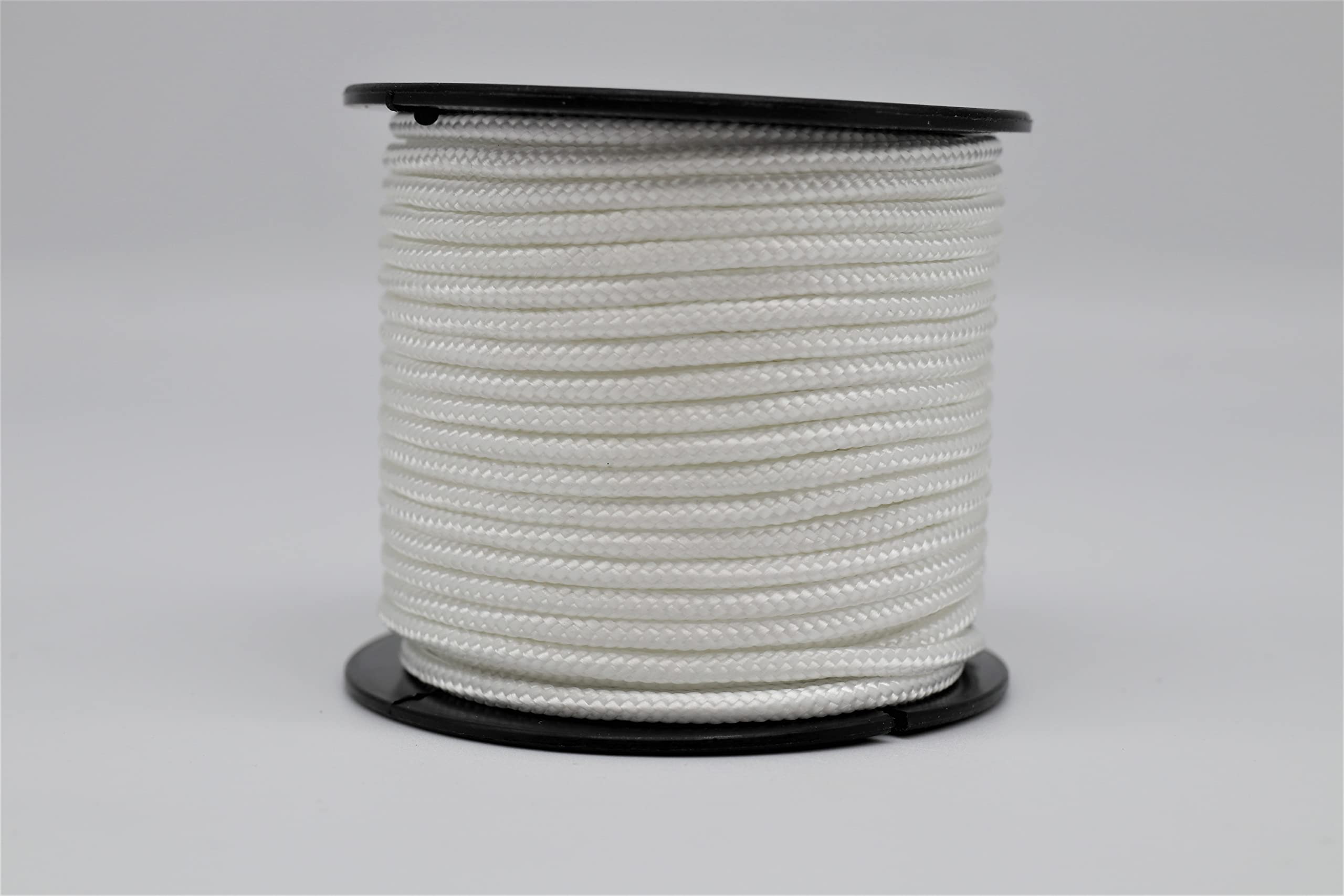 Rota Marine 3mm 19Mt Mini Reels Polyester Braided Rope Boat Tent Kayak Mini Spools - Color: White