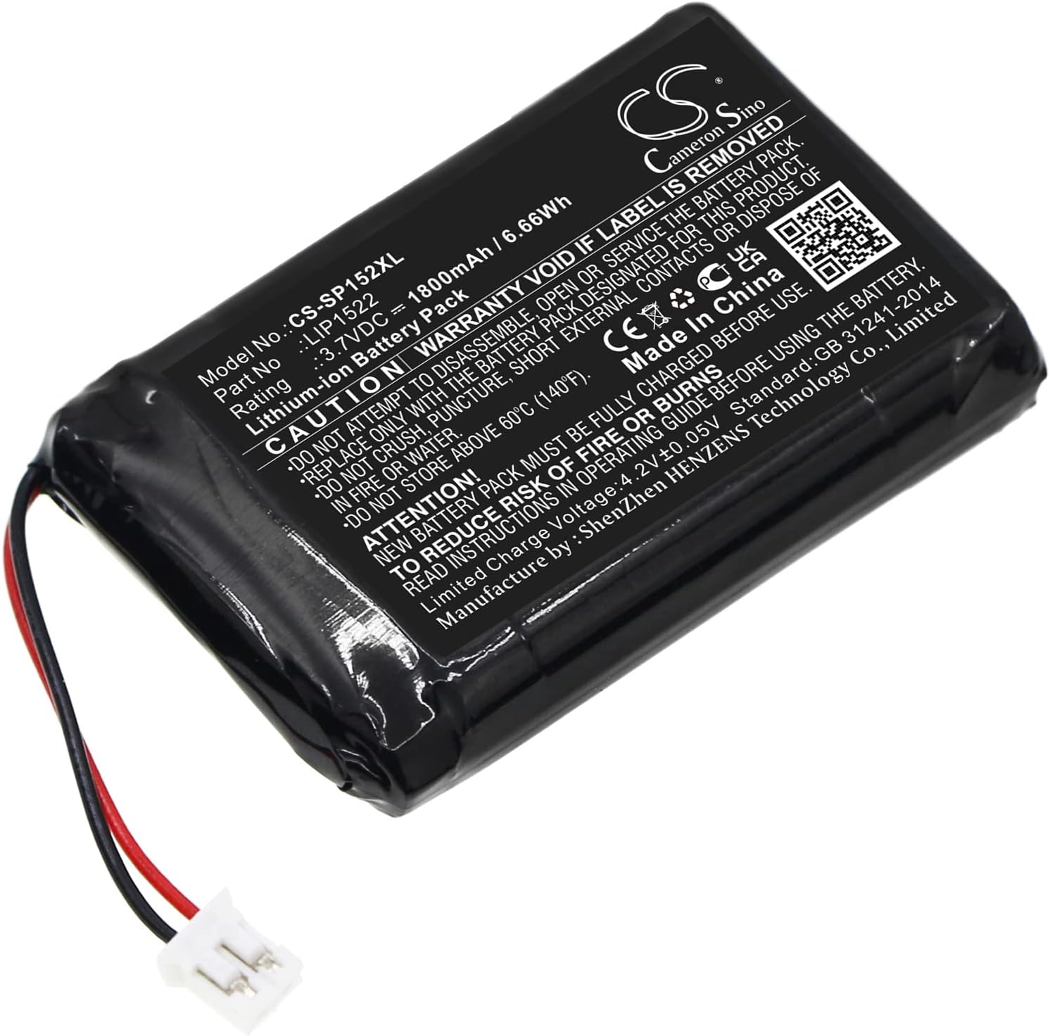 1800mAh Replacement Battery Compatible with Sony LIP1522 CUH-ZCT1E,CUH-ZCT1H,CUH-ZCT1J,CUH-ZCT1K,CUH-ZCT1M,CUH-ZCT1U, 4 Wireless Controlle