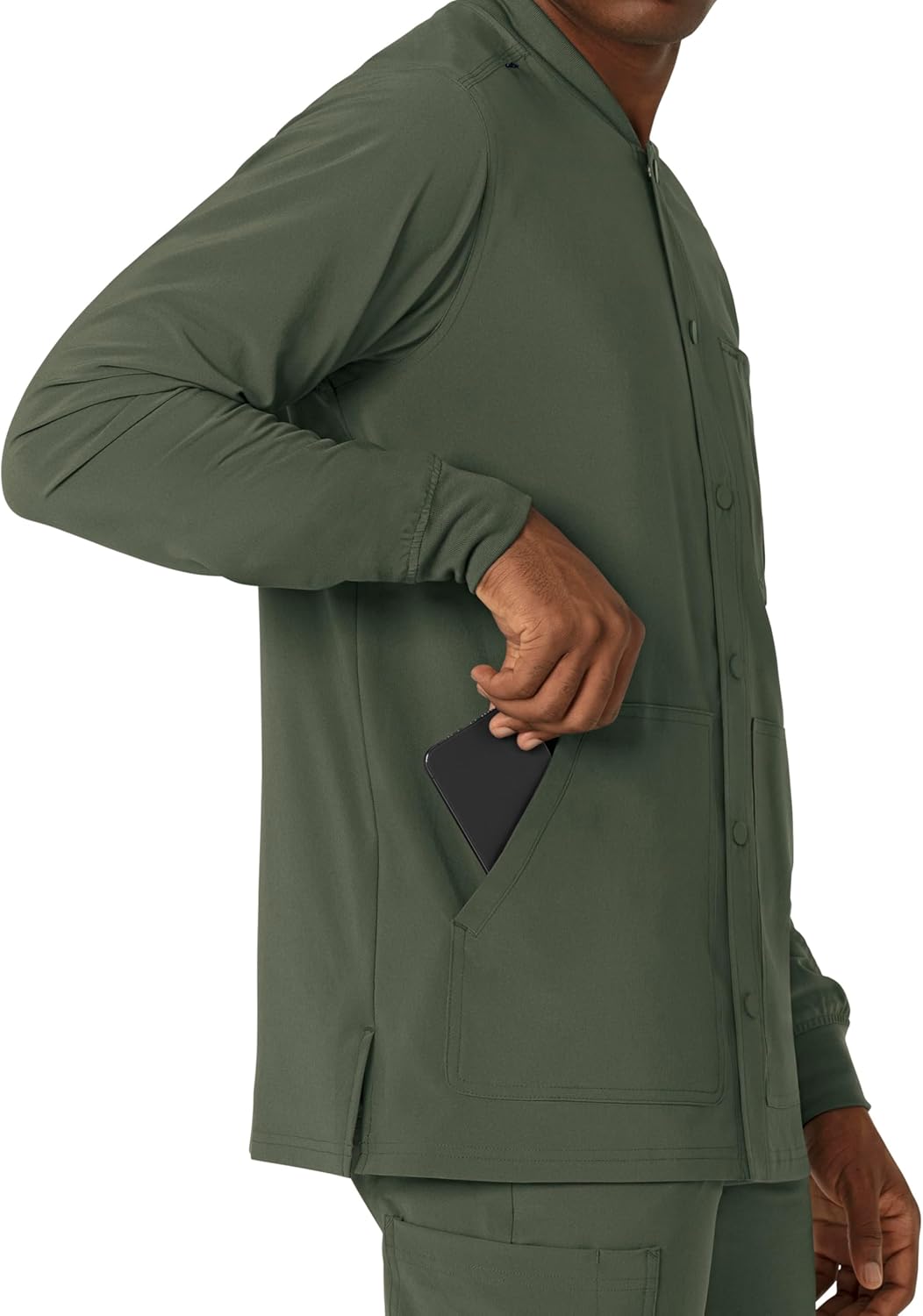 Carhartt Men's Shirt Jacket - Olive, XL - Image 6