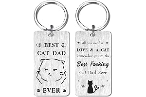 Cat Dad Keychain for your father or yourself