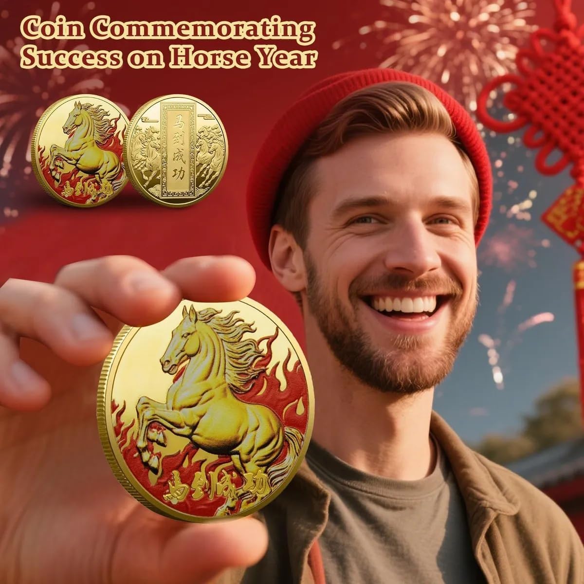 2026 Year of The Horse Commemorative Coin (Fire)