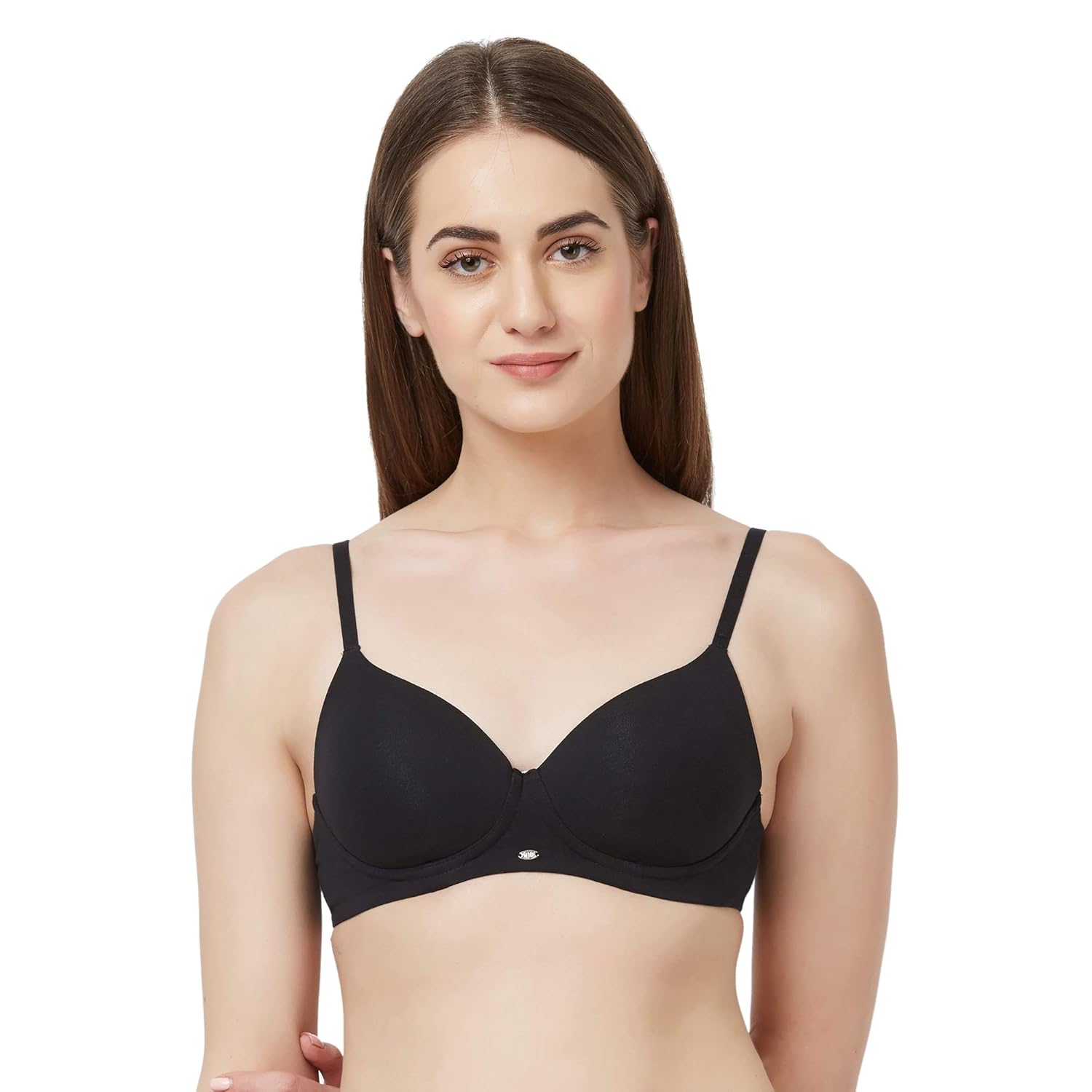 SOIE Women’s Semi/Medium Coverage Padded Non-Wired T-Shirt Bra SOIE Women’s Semi/Medium Coverage Padded Non-Wired T-Shirt Bra