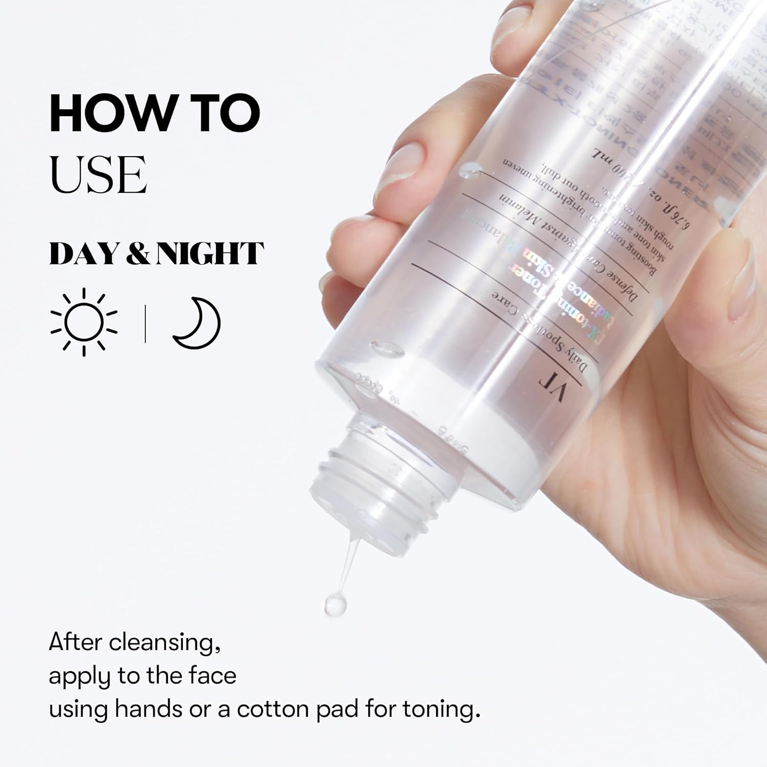 VT COSMETICS TX Toning Facial Toner with Tranexamic Acid, Niacinamide, Glutathione, Hydrating, Refreshing Toner for Dark Spots, Acne Scar, Sun Spots, Age Spots, Korean Skin Care (6.76 fl. oz.) - Image 6