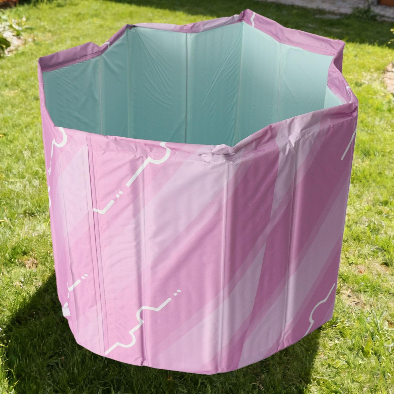 Aufblasbare Badewanne Faltbar, PVC Tragbare Wannenbadewanne, 80