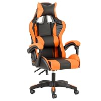 Baroni Home Sedia da Gaming, Sedia Ufficio Ergonomica con Schienale Regolabile