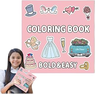 結婚式の日のぬりえブック | 40枚 ウェディングテーマ ぬりえシート | ハッピーウェディング 漫画 落書きブック 結婚披露宴ゲーム