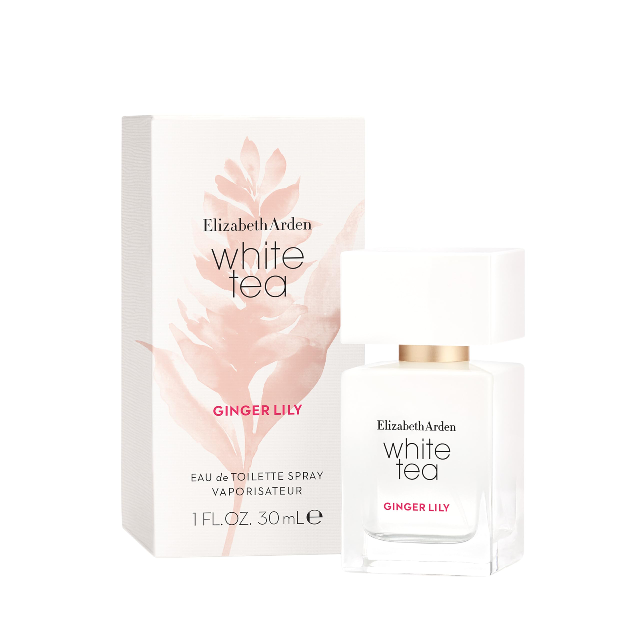 Elizabeth Arden – White Tea Ginger Lily Eau de Toilette Spray: Süßer, blumiger Duft mit Ingwerlilie, Weißtee-Extrakt und Madras-Holz Spritzig, sinnlich Für Wohlbefinden, 30 ml