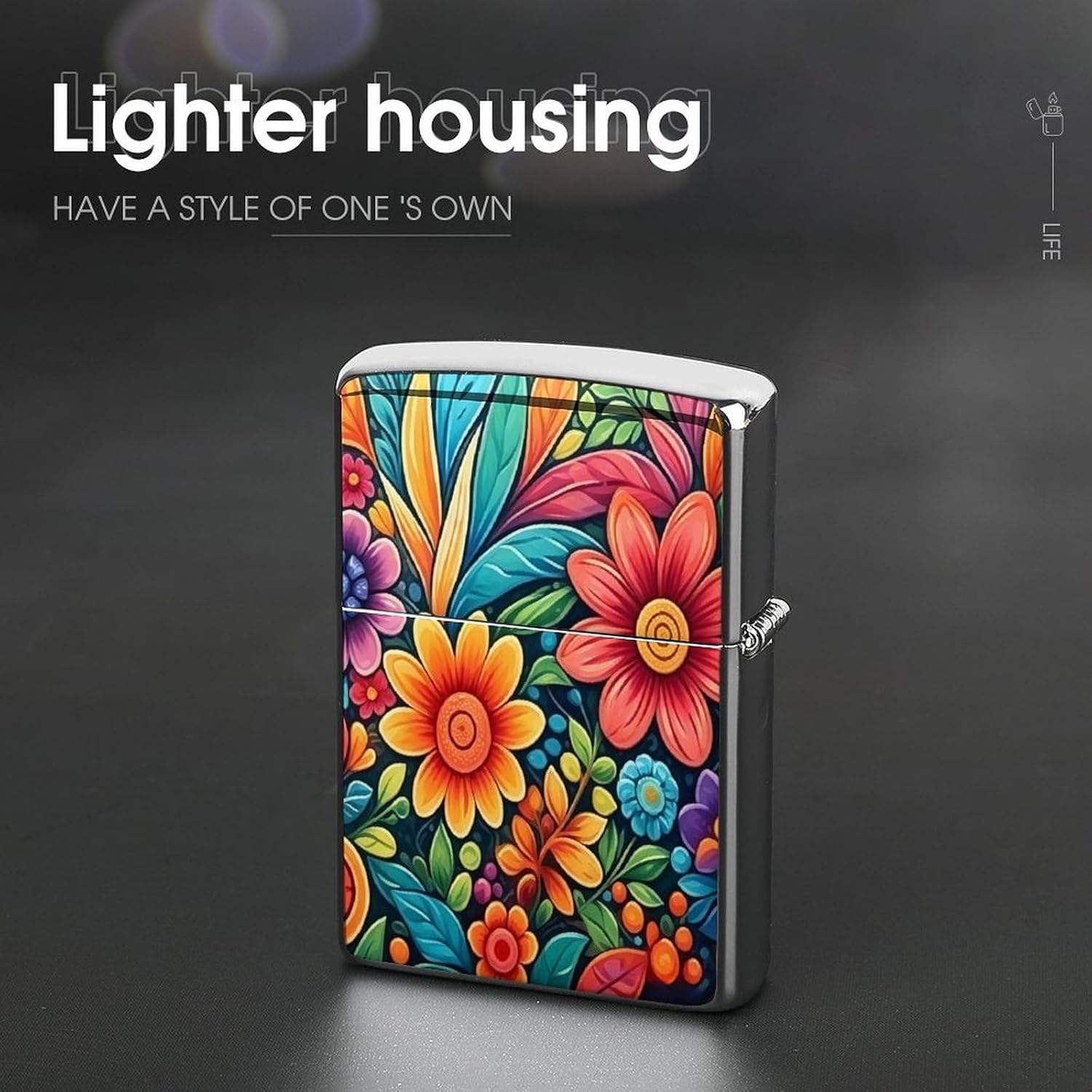 Colorful Boho Lighter Case Cover Lighter Shell
