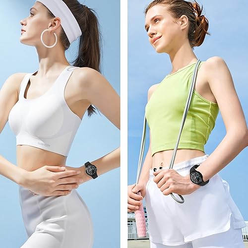 Miniatura 6 de Suoman Paquete de 2+2 para Samsung Galaxy Watch 4 Classic 46mm Protector de pantalla, combinación de privacidad y alta definición, antiarañazos