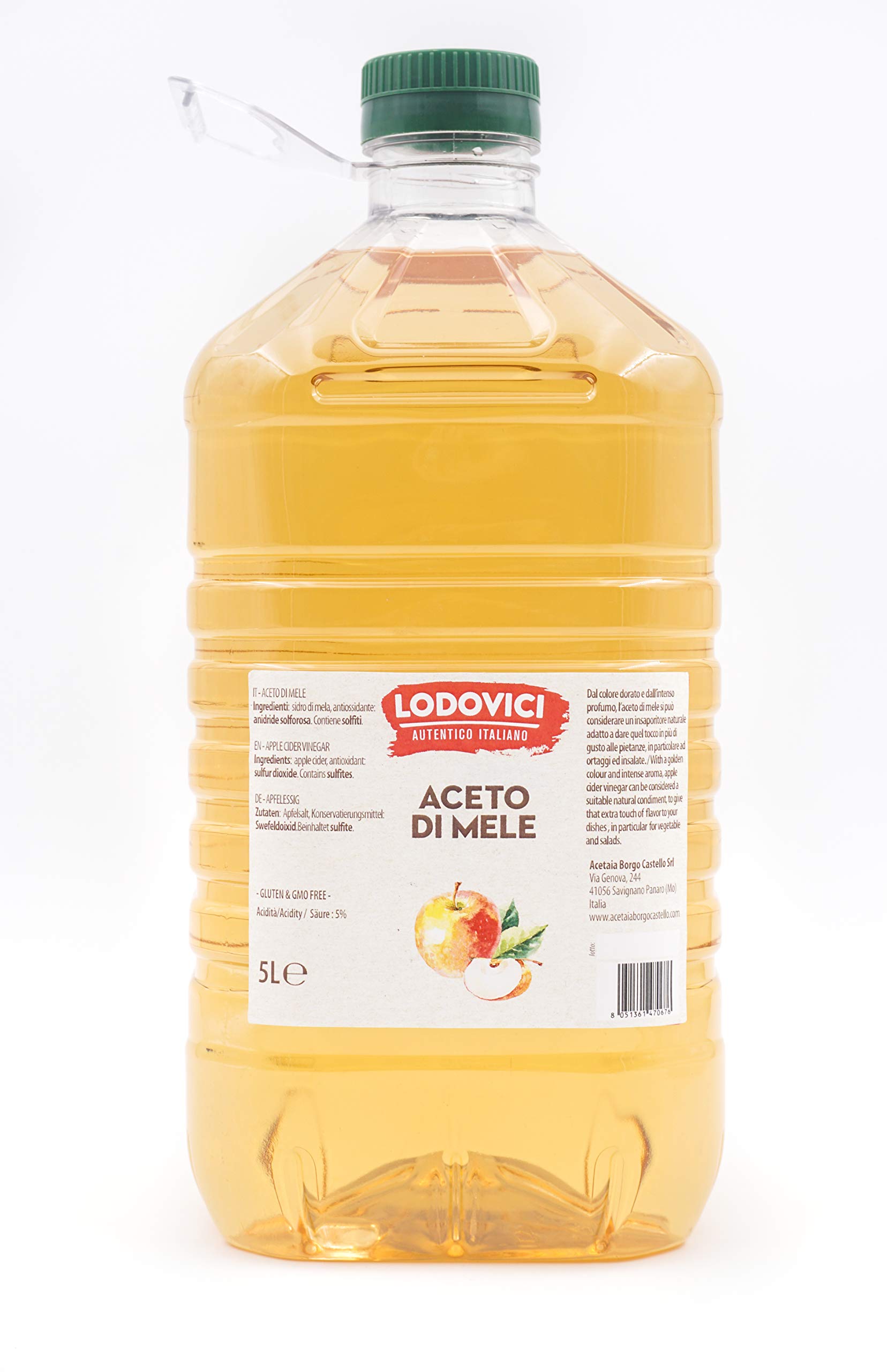 Aceto di Mele 5 Litri Tanica PET LODOVICI