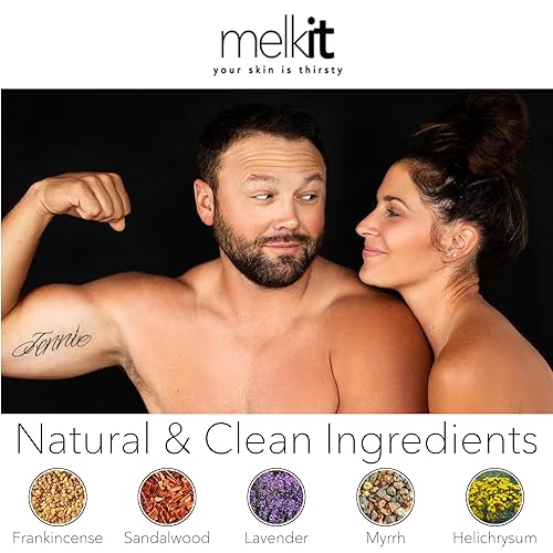 Miniatura 4 de Body Melk Crema corporal natural, hidratación de absorción rápida para pieles secas o sensibles, calma la piel sensible, las erupciones y la