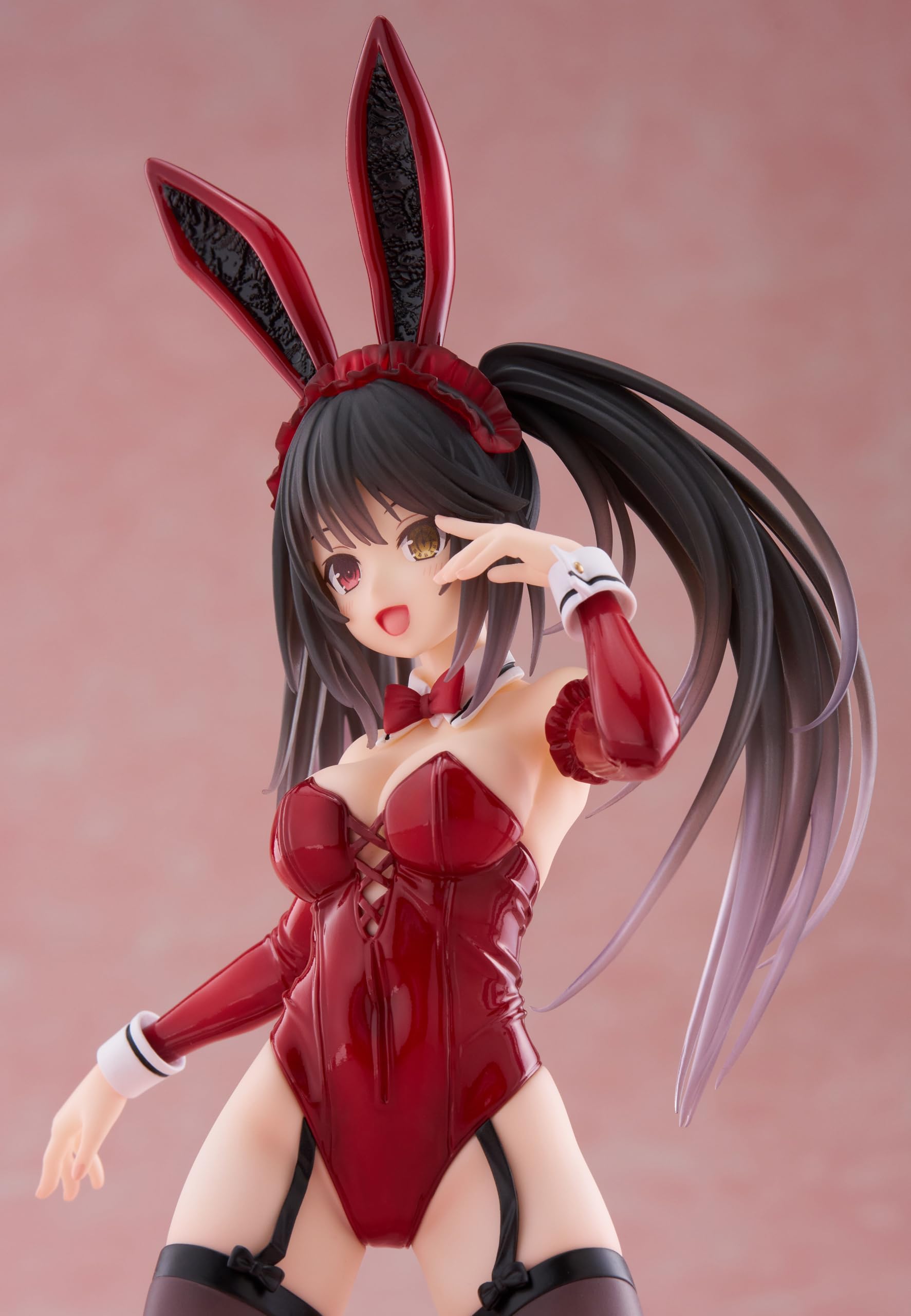 Date A Live V Statue de Bureau en PVC Figurine Mignonne Kurumi Tokisaki Bunny Ver. 13 cm