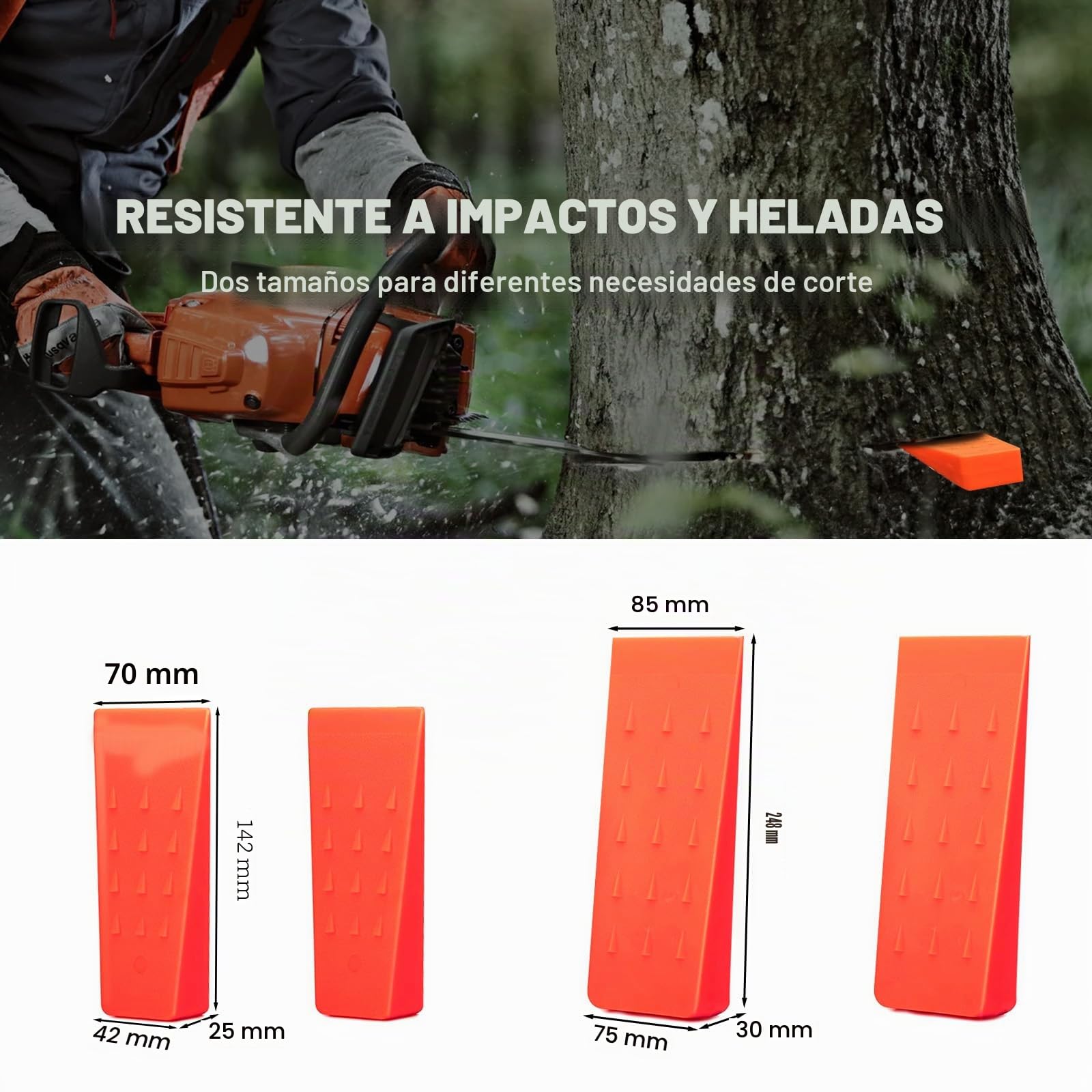 SAVIOR Casco de protección forestal EN 397 para motosierras, casco de protección con 4 piezas, casco forestal con visera y protección auditiva EN 352-3, casco de seguridad profesional para