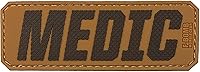 Vista 10 de Medic - Parche de identificación de PVC con respaldo de gancho y bucle (SWAT, grande)