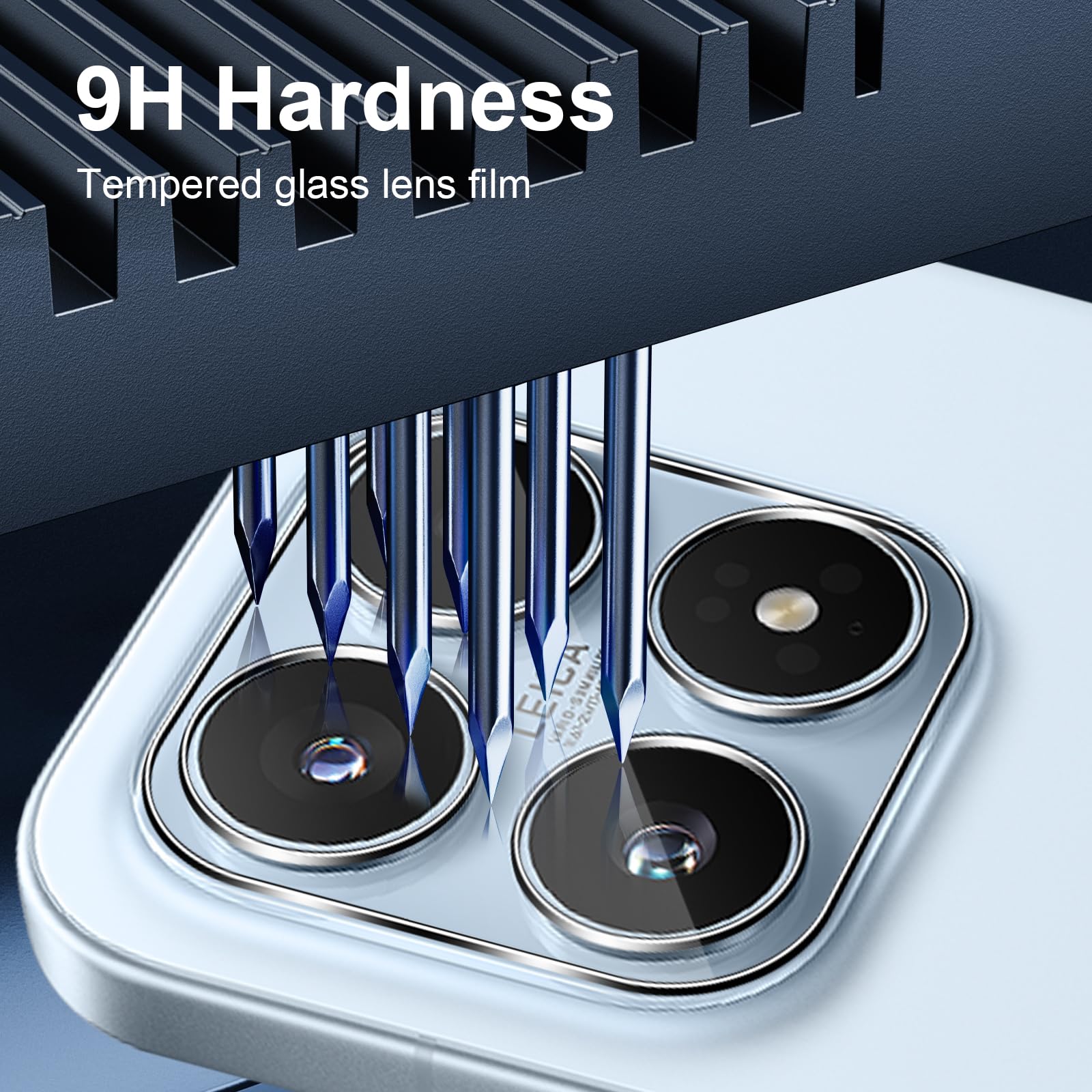 QULLOO Ochrona aparatu do Xiaomi 17 do szkła pancernego, 3 sztuki folii ochronnej na aparat o twardości 9H, szkło ochronne HD, przezroczyste soczewki, folia odporna na zarysowania