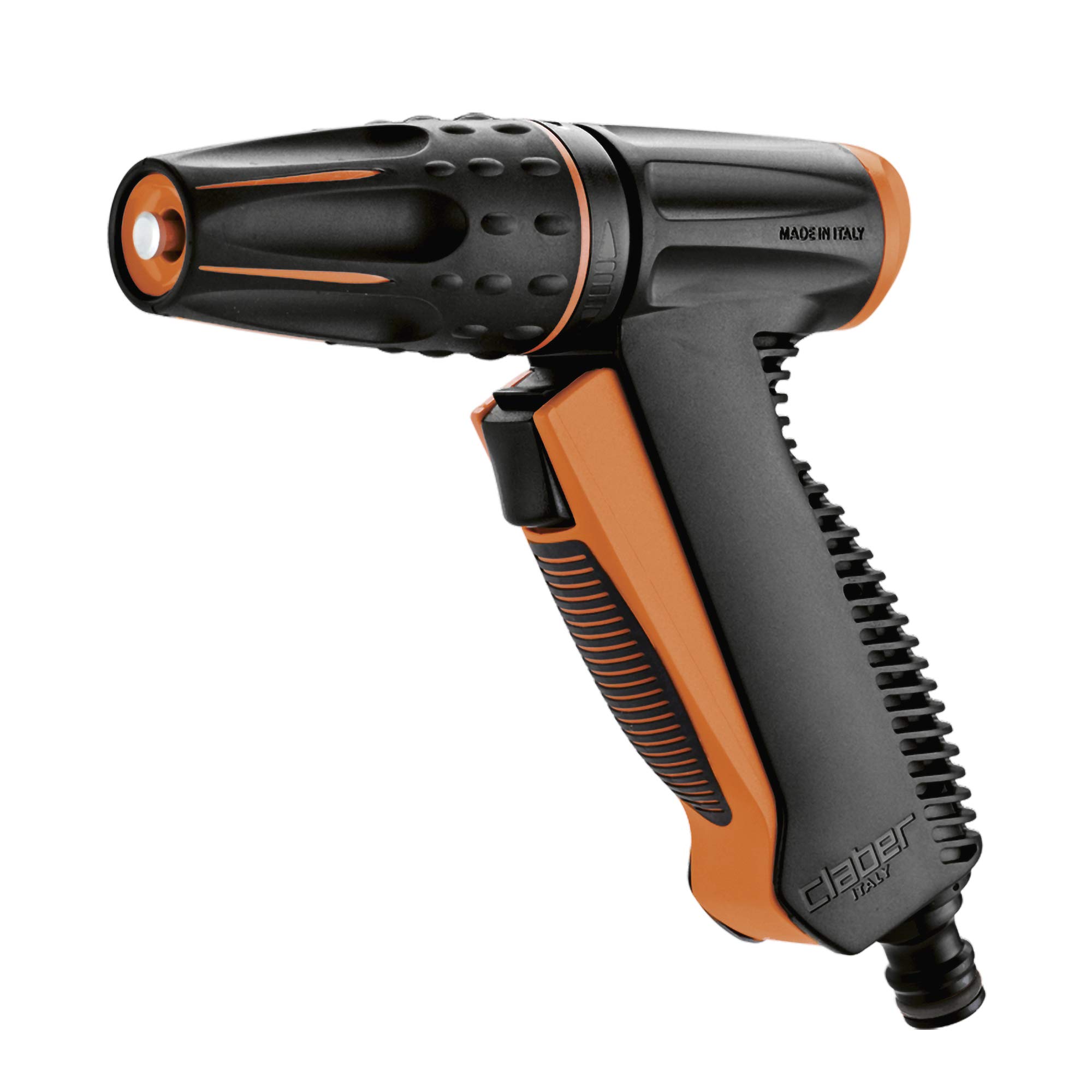 CLABER 8697 Rotoroll Evolution 30 m & 87243 BL. Pistola Precision 9561, Nero/Arancione, 150x45x210 cm