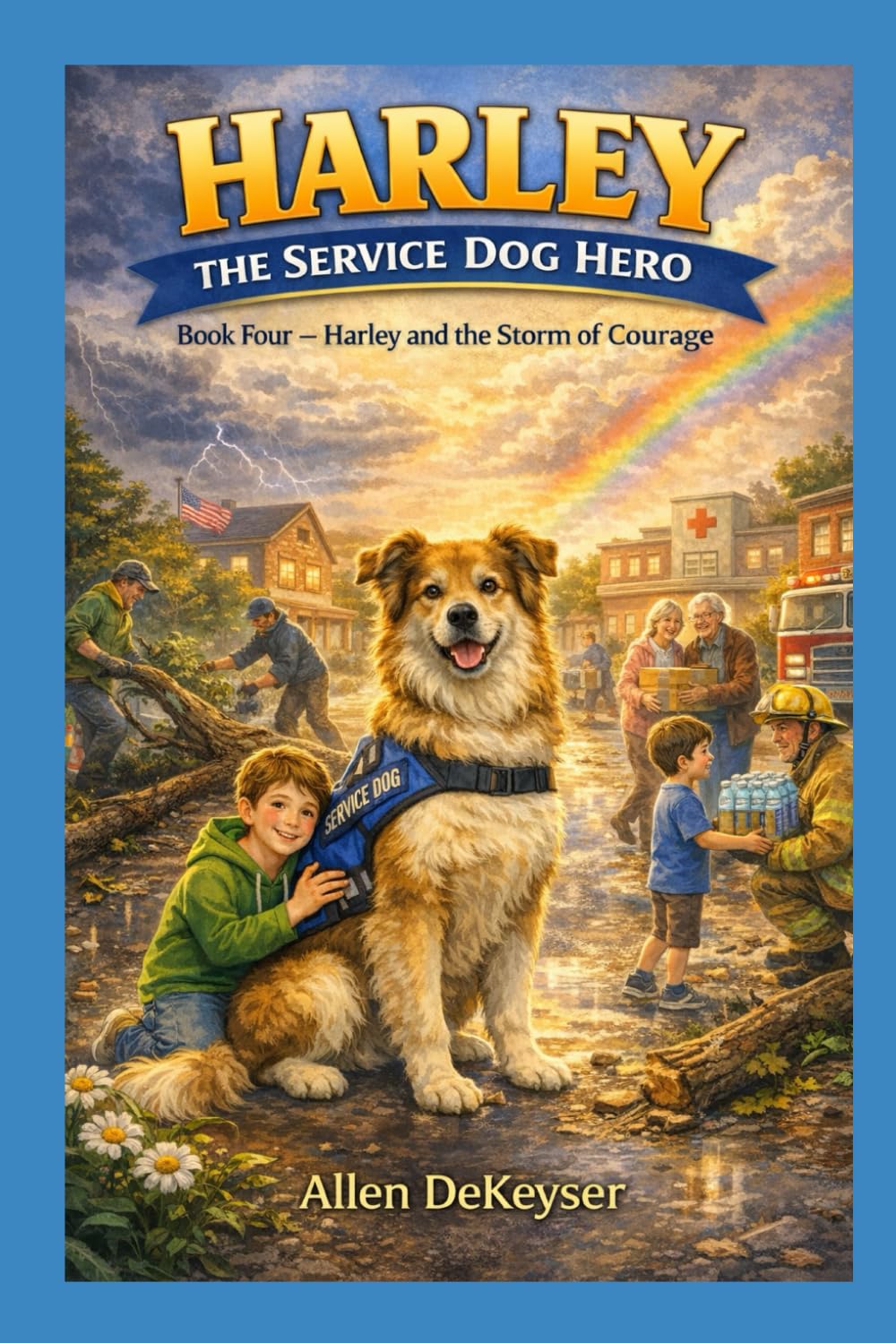 Harley the Service Dog Hero Book Four: Harley and the Storm of Courage